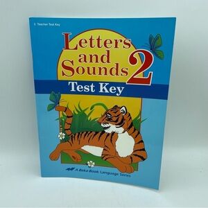 Abeka A Beka Book Letters and Sounds Grade 2 Teacher Test Key 3rd Edition